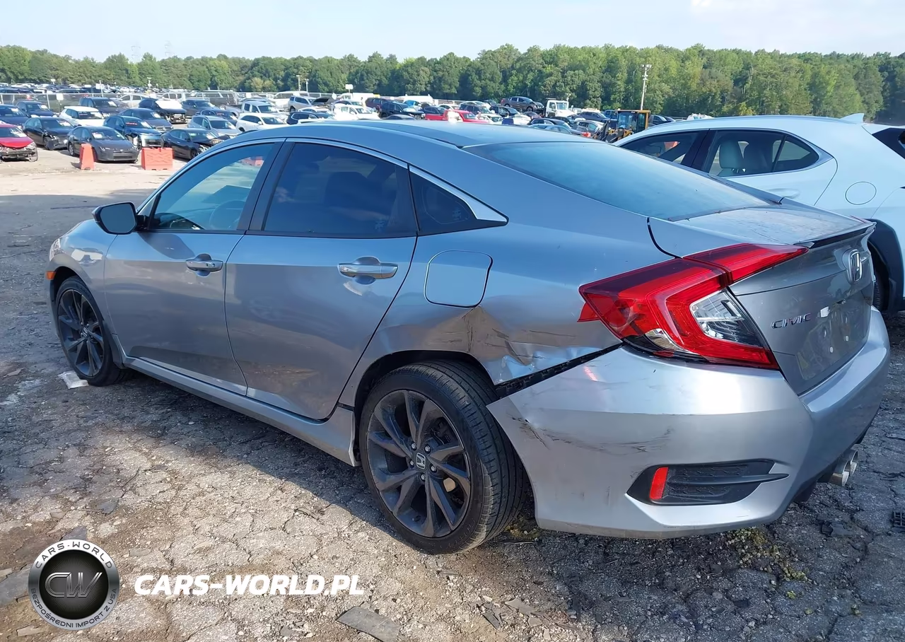 2019 Honda Civic Sport VIN:19XFC2E81KE007190 - 17