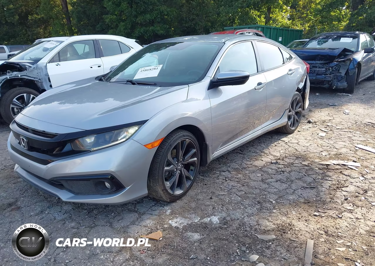 2019 Honda Civic Sport VIN:19XFC2E81KE007190 - 2