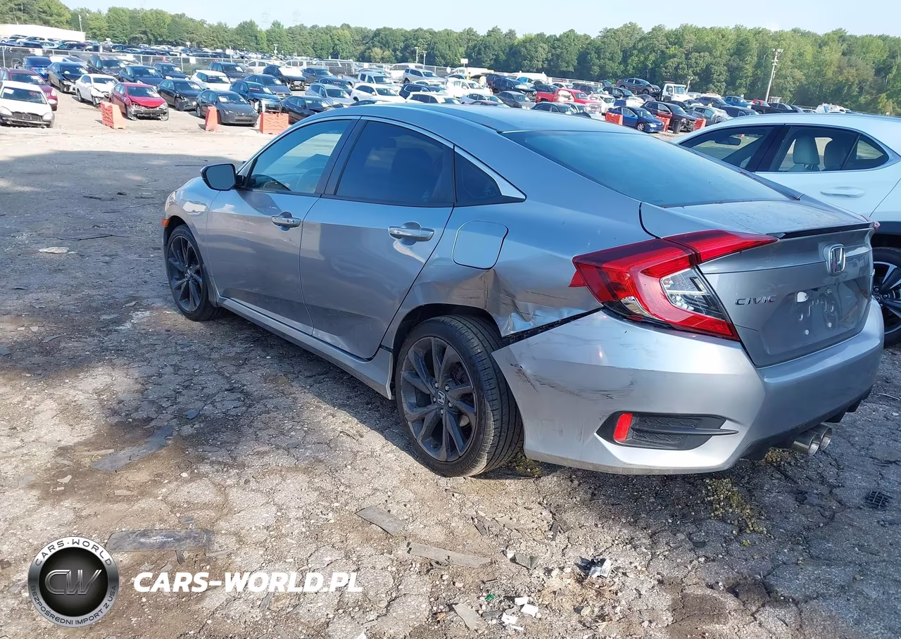 2019 Honda Civic Sport VIN:19XFC2E81KE007190 - 3