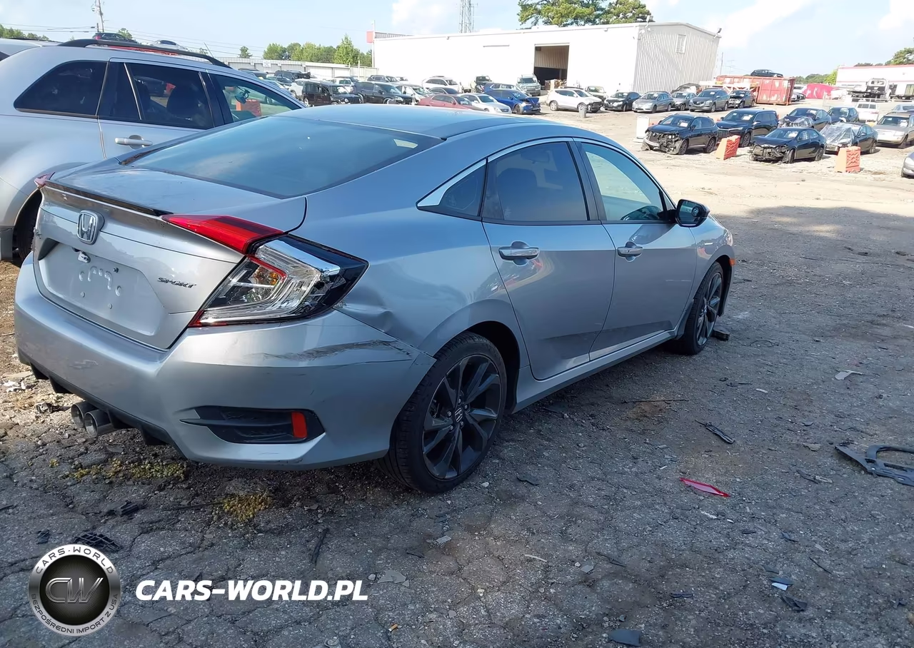 2019 Honda Civic Sport VIN:19XFC2E81KE007190 - 4