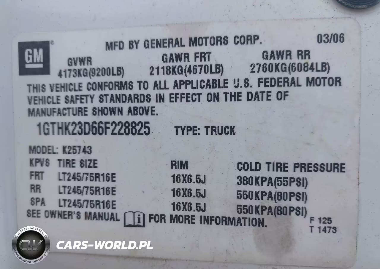 2006 GMC Sierra 2500Hd Sle1 VIN:1GTHK23D66F228825 - 9