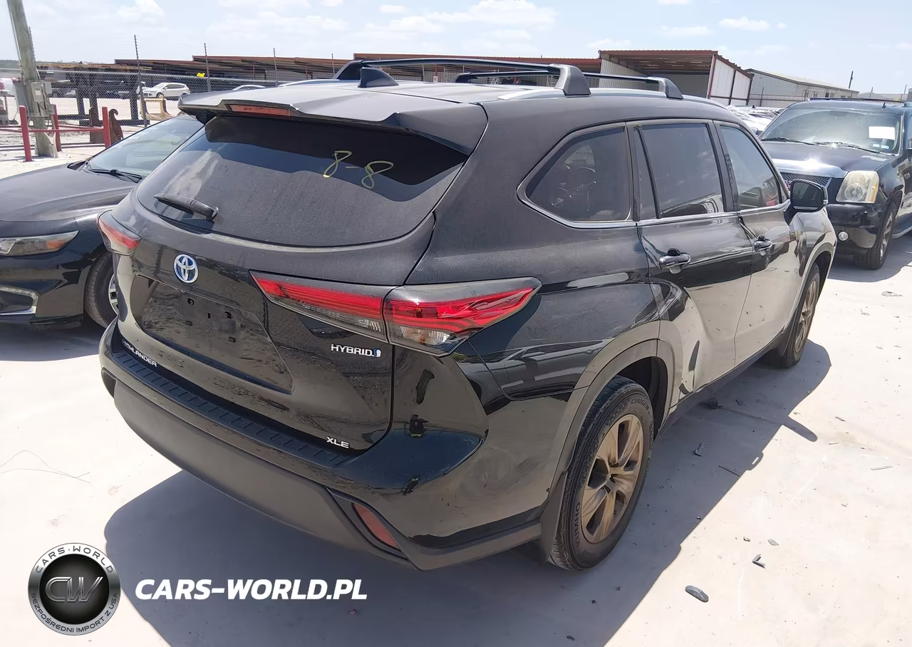 2023 Toyota Highlander Hybrid Xle Bronze VIN:5TDAARAH7PS016701 - 4