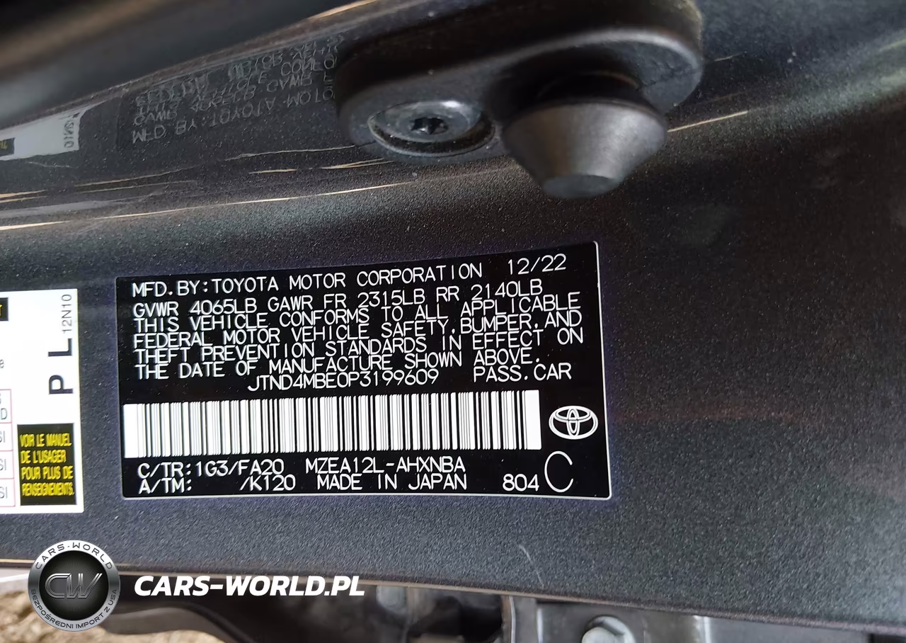 2023 Toyota Corolla Se VIN:JTND4MBE0P3199609 - 9