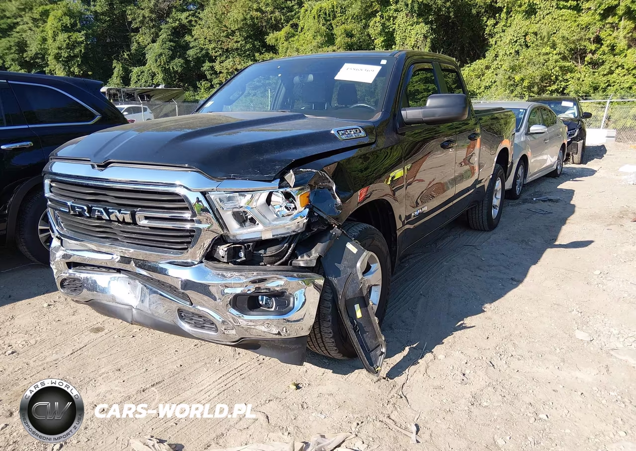 2021 Ram 1500 Big Horn 4X4 6'4 Box VIN:1C6SRFBTXMN763636 - 2