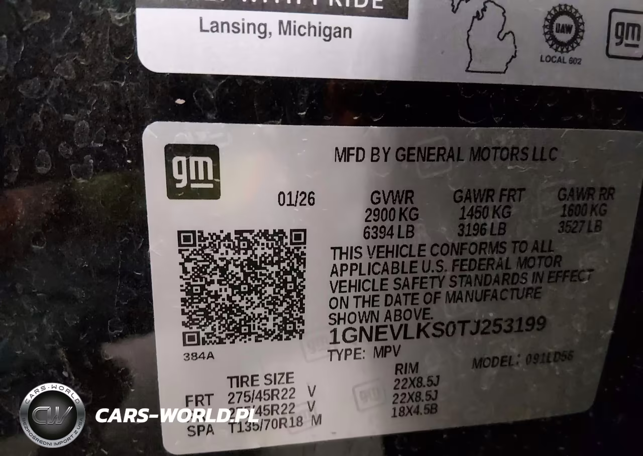 2026 Chevrolet Traverse Awd Rs VIN:1GNEVLKS0TJ253199 - 9