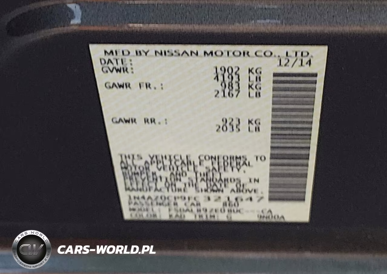 2015 Nissan Leaf S VIN:1N4AZ0CP9FC321647 - 8