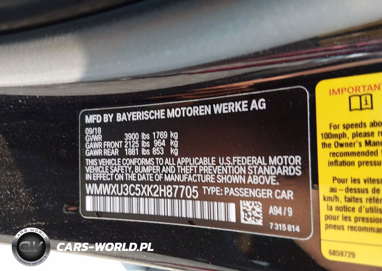 2019 Mini Hardtop Cooper S VIN:WMWXU3C5XK2H87705 - 9