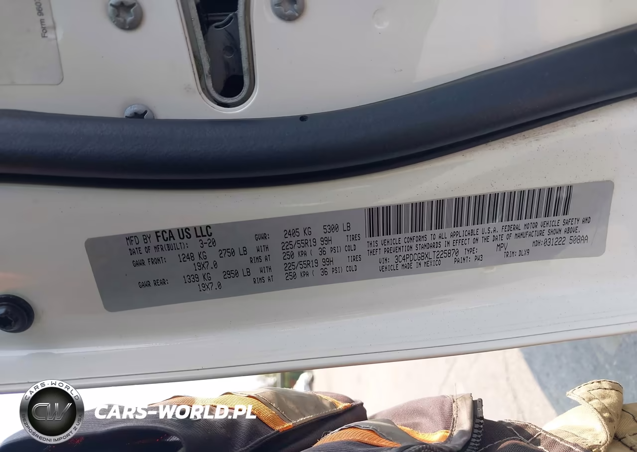 2020 Dodge Journey Crossroad VIN:3C4PDCGBXLT225870 - 9
