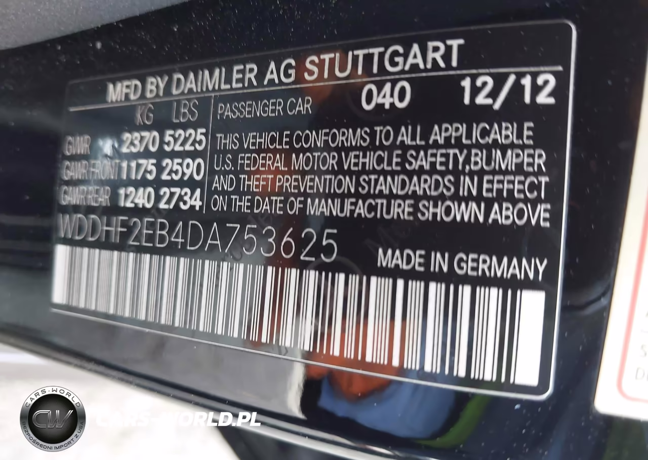 2013 Mercedes-Benz E 350 Bluetec VIN:WDDHF2EB4DA753625 - 9
