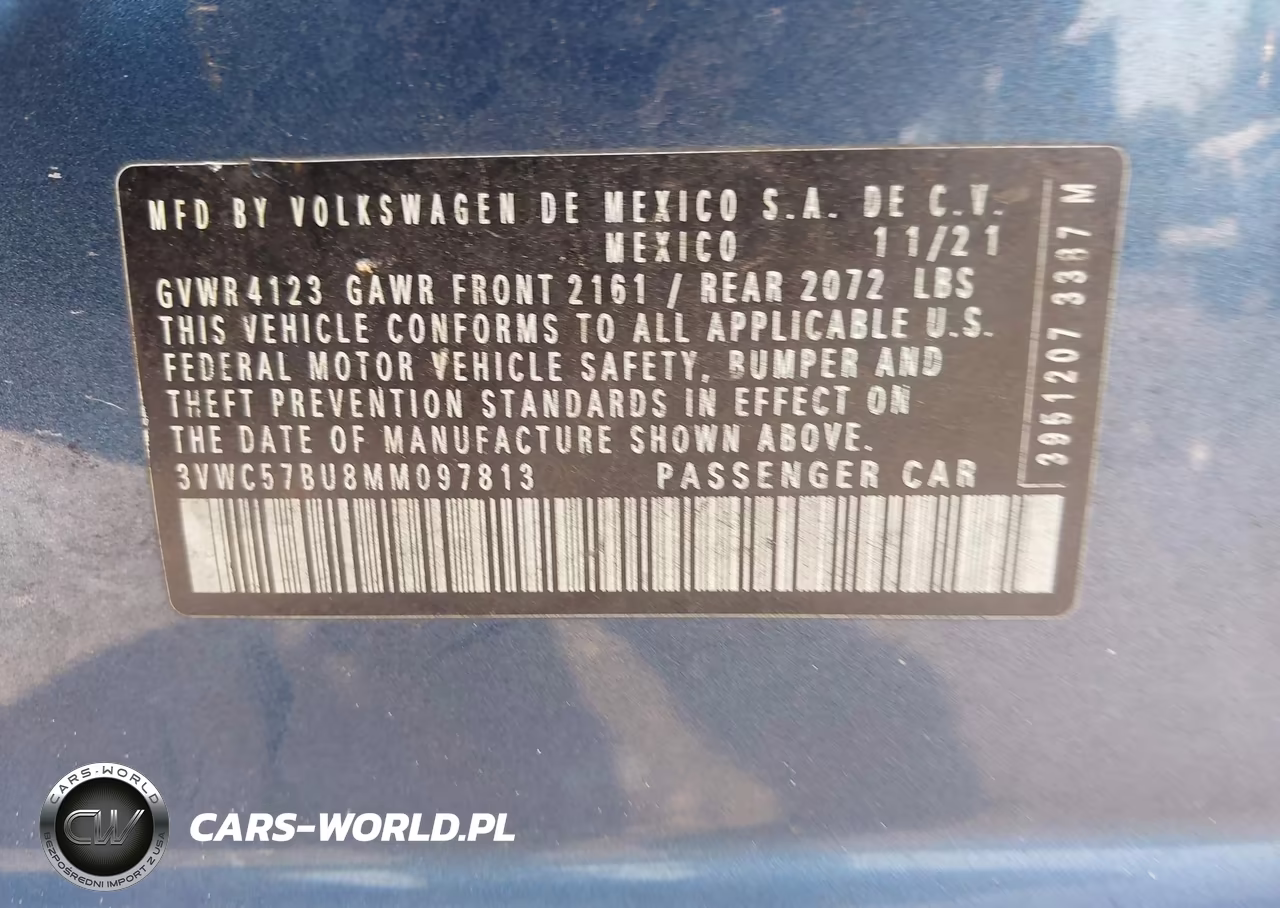 2021 Volkswagen Jetta 1.4T R-Line-1.4T Se-S VIN:3VWC57BU8MM097813 - 9