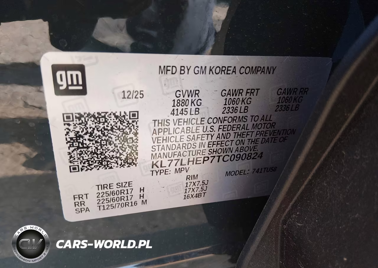 2026 Chevrolet Trax Fwd Lt VIN:KL77LHEP7TC090824 - 9