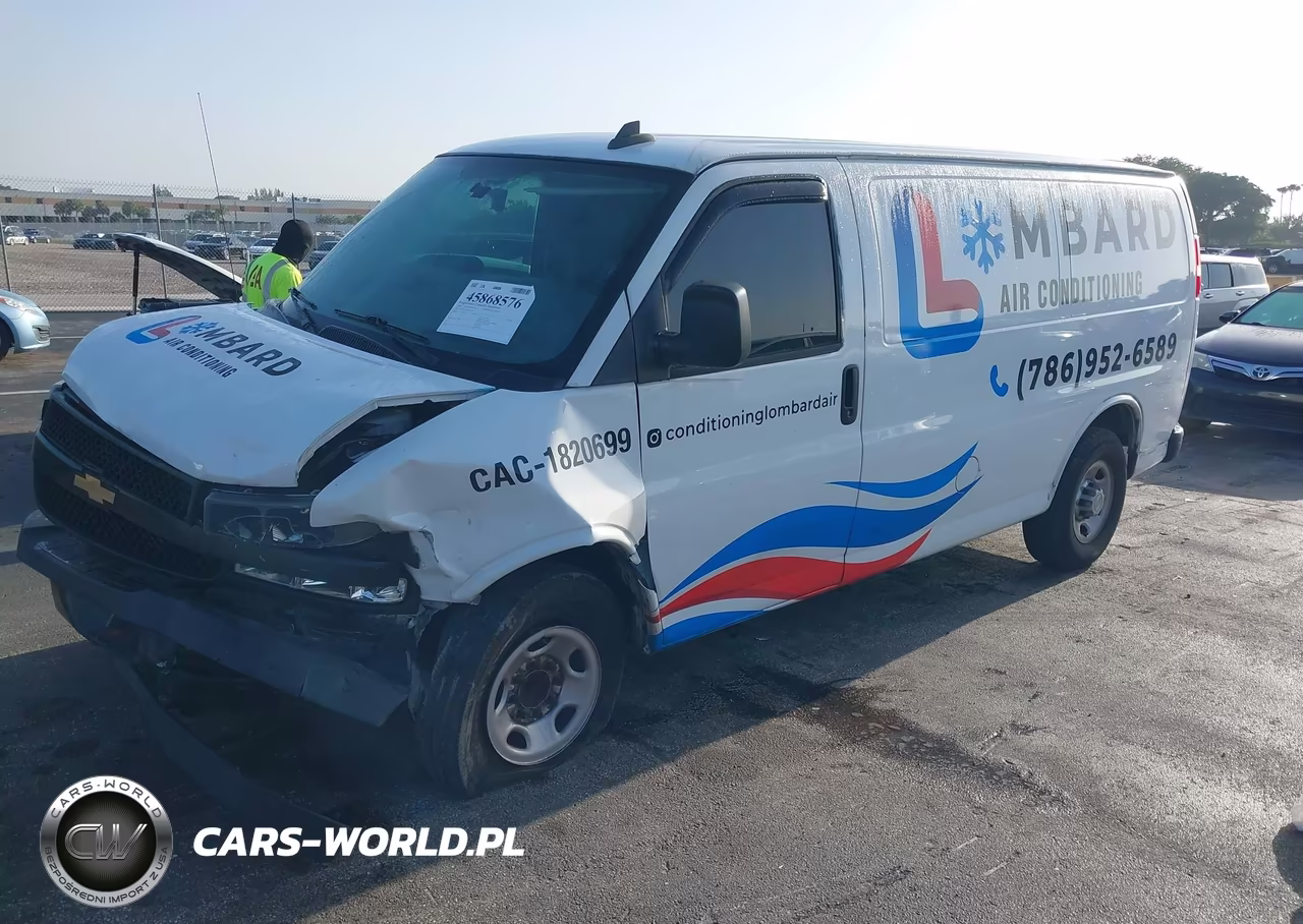2020 Chevrolet Express Cargo Rwd 2500 Regular Wheelbase Wt VIN:1GCWGAFP6L1260630 - 2