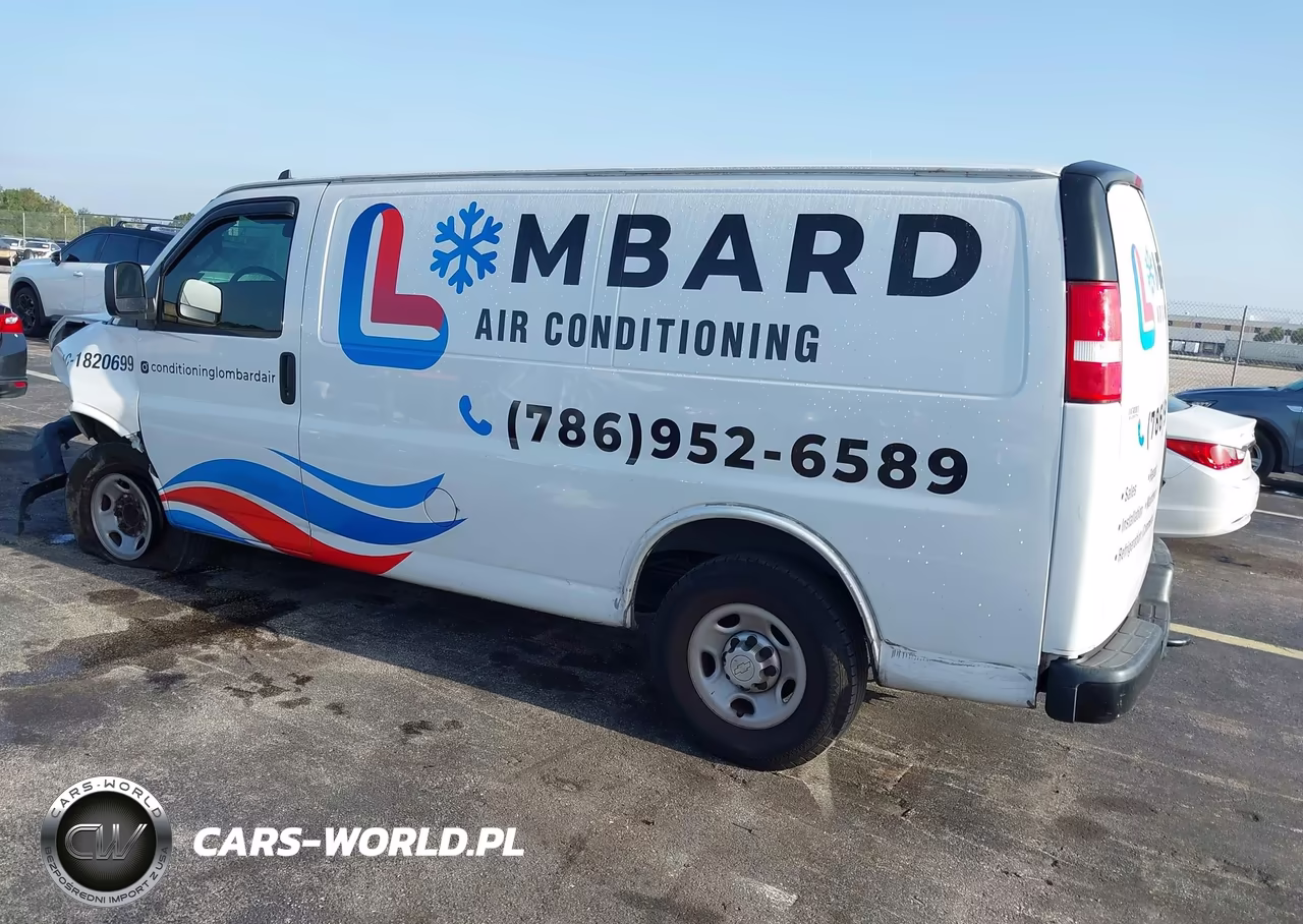 2020 Chevrolet Express Cargo Rwd 2500 Regular Wheelbase Wt VIN:1GCWGAFP6L1260630 - 3