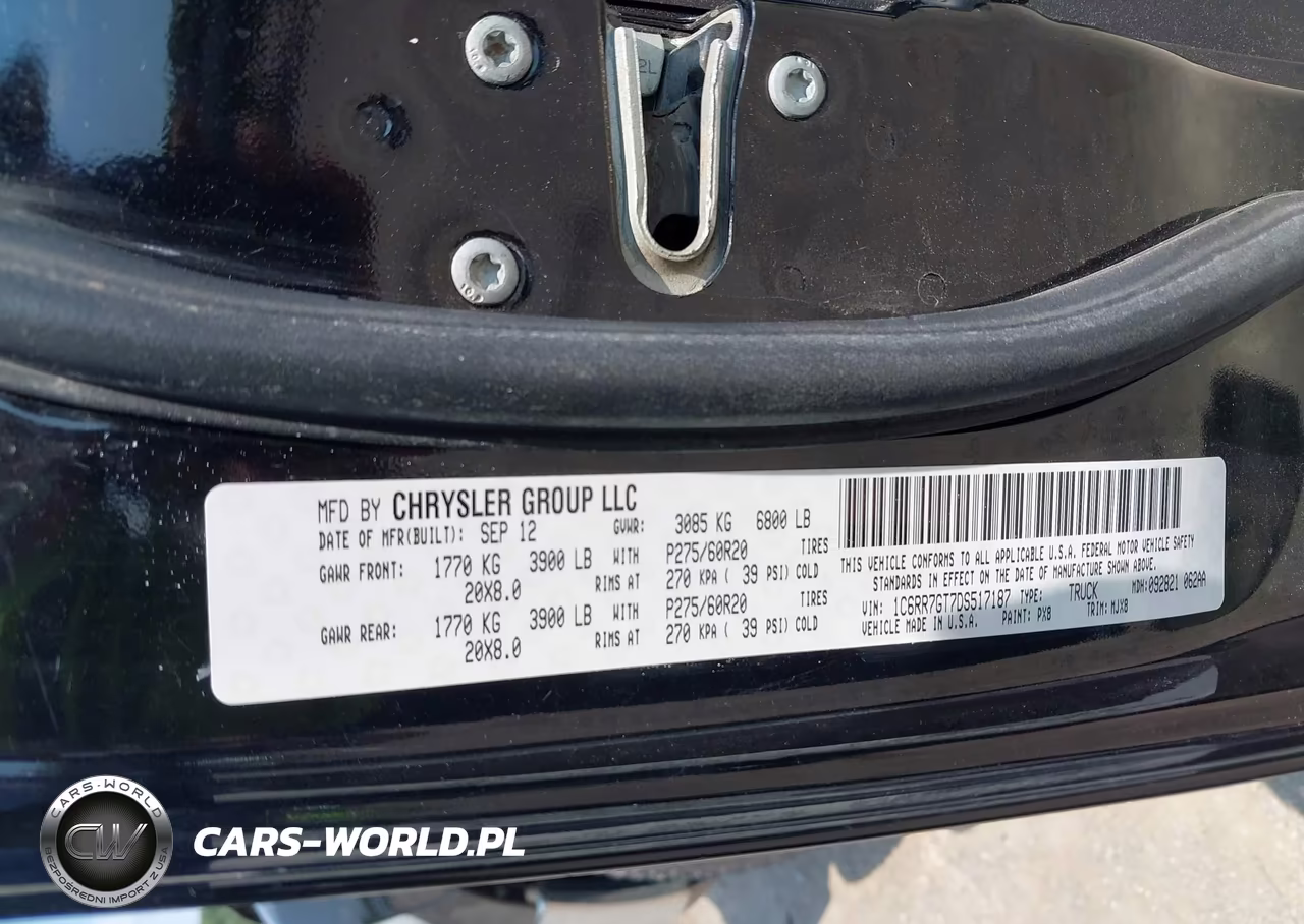 2013 Ram 1500 Big Horn VIN:1C6RR7GT7DS517187 - 9