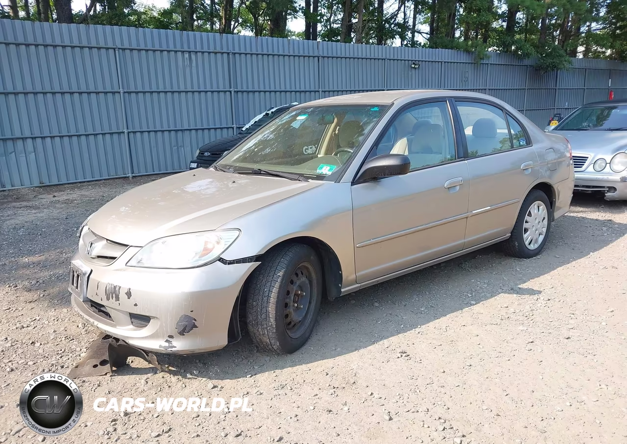 2005 Honda Civic Lx VIN:2HGES16585H555176 - 2