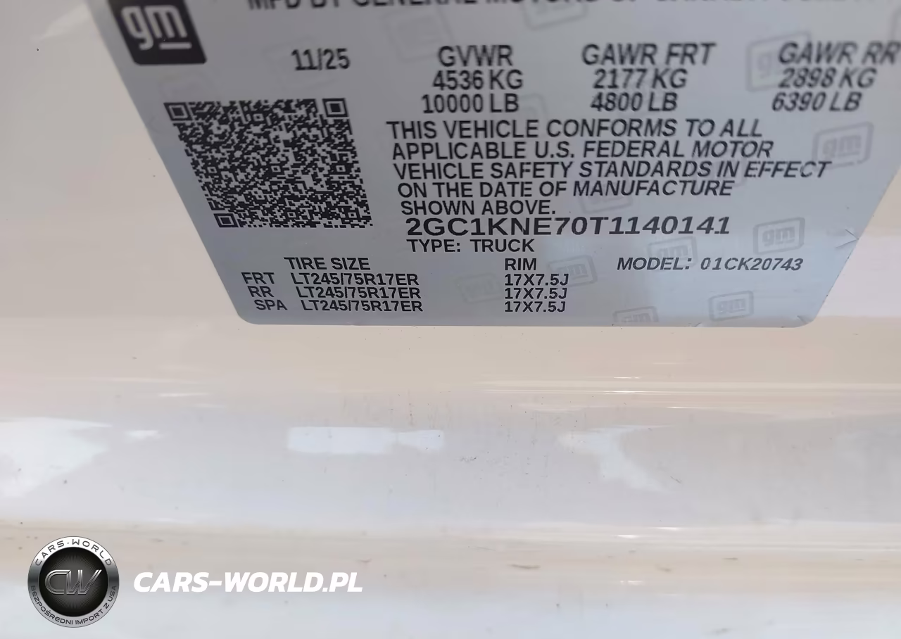 2026 Chevrolet Silverado 2500 Hd , Standard Bed, Lt, 4Wd VIN:2GC1KNE70T1140141 - 9