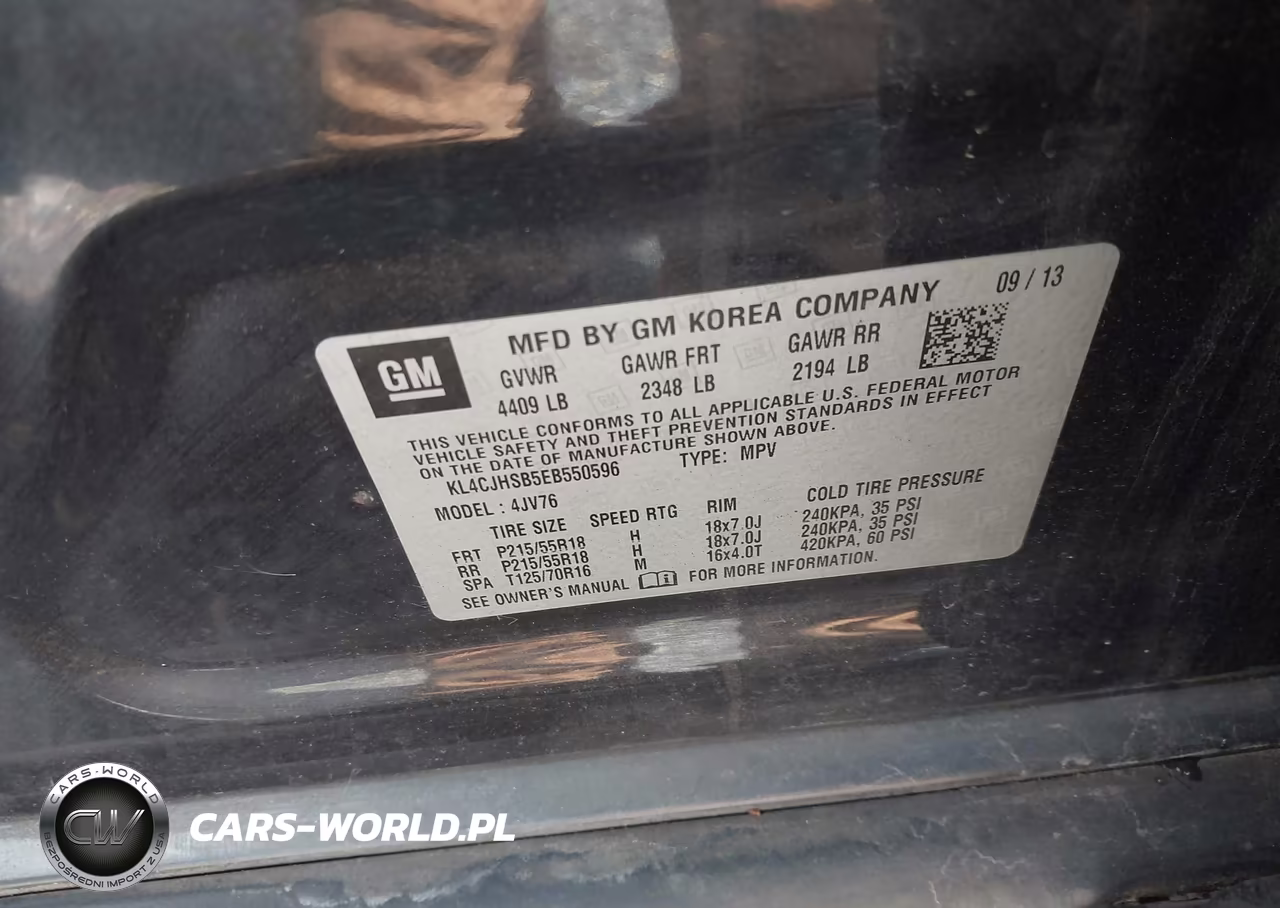 2014 Buick Encore Premium VIN:KL4CJHSB5EB550596 - 9