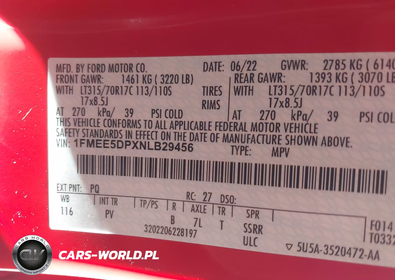 2022 Ford Bronco Wildtrak VIN:1FMEE5DPXNLB29456 - 9