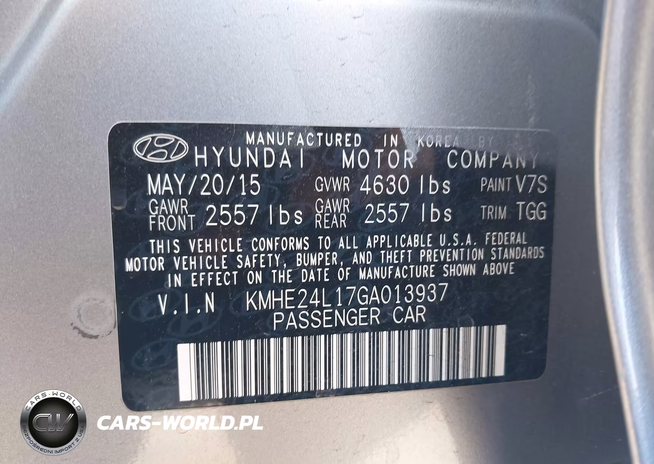 2016 Hyundai Sonata Hybrid Se VIN:KMHE24L17GA013937 - 9