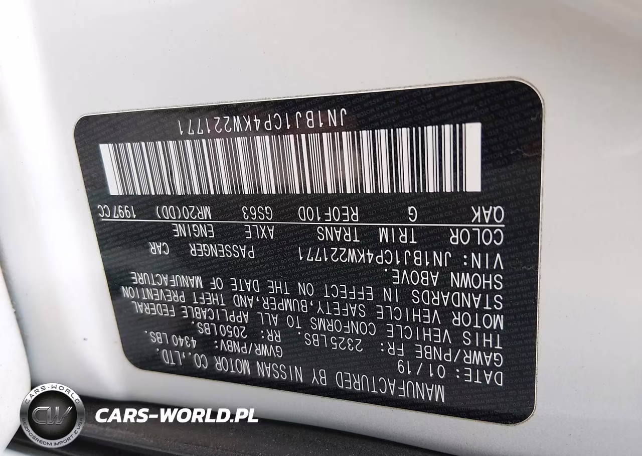 2019 Nissan Rogue Sport S VIN:JN1BJ1CP4KW221771 - 9