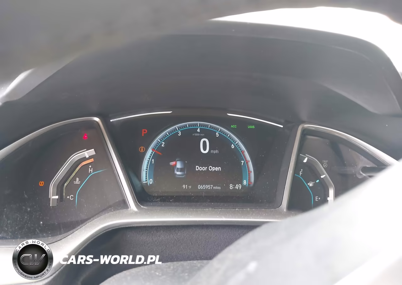 2020 Honda Civic Ex VIN:19XFC1F39LE024799 - 7