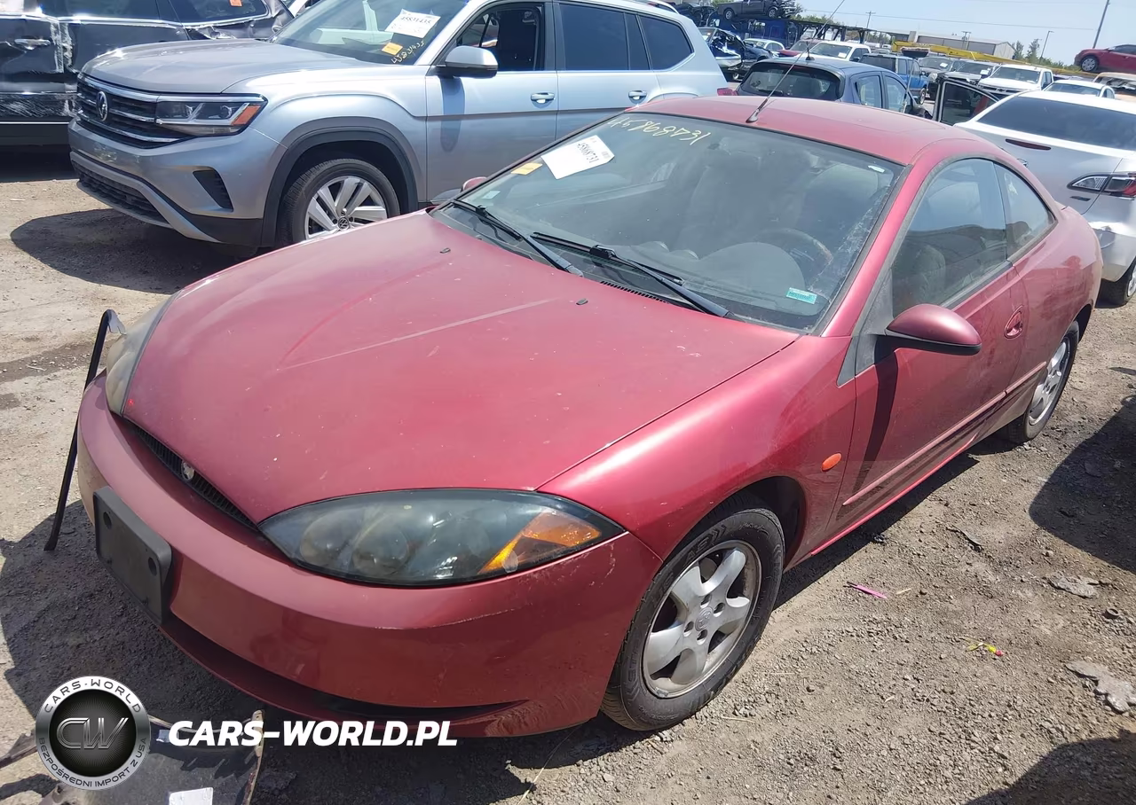 2000 Mercury Cougar V6 VIN:1ZWFT61L0Y5632145 - 2