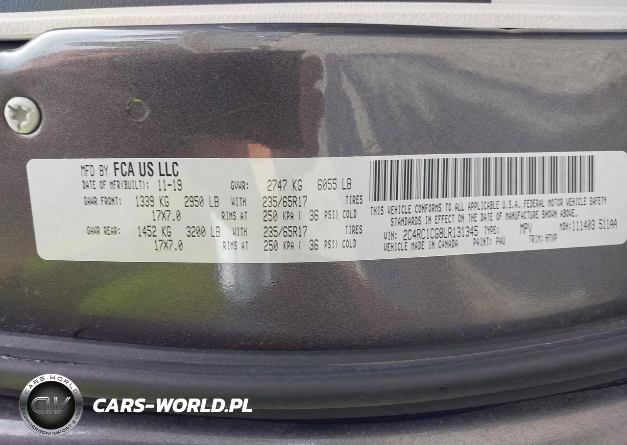 2020 Chrysler Voyager Lx VIN:2C4RC1CG8LR131345 - 9
