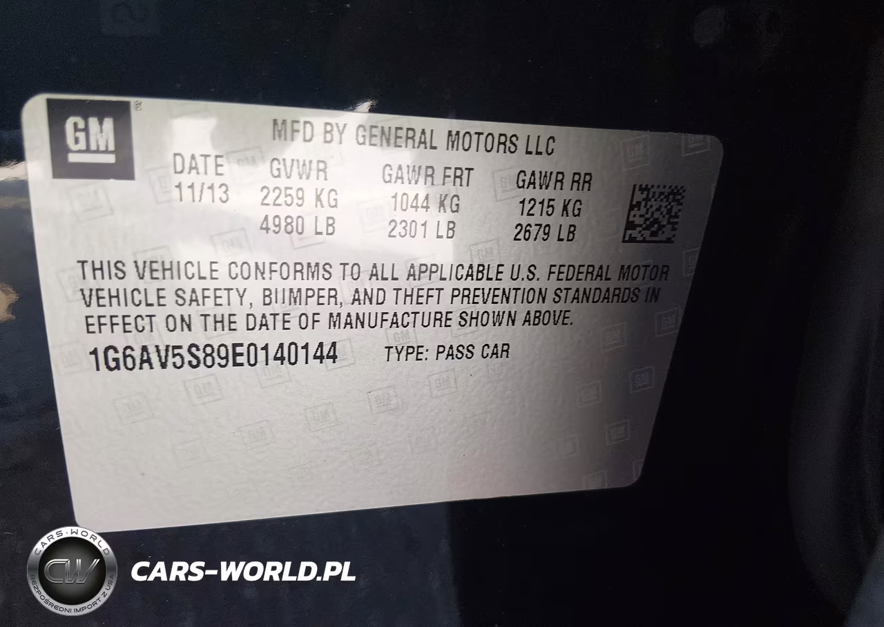 2014 Cadillac Cts Vsport Premium VIN:1G6AV5S89E0140144 - 9