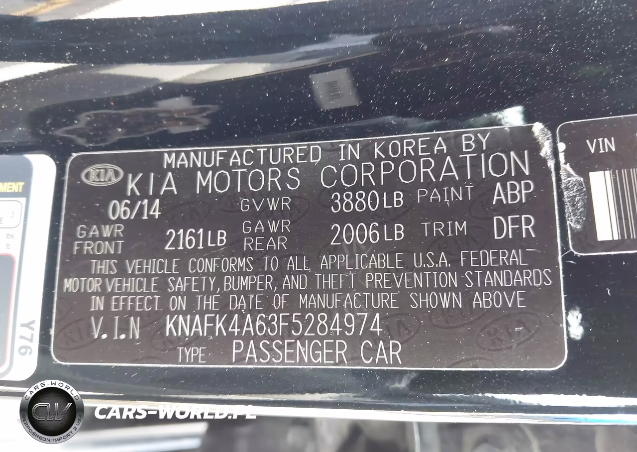 2015 Kia Forte Lx VIN:KNAFK4A63F5284974 - 9
