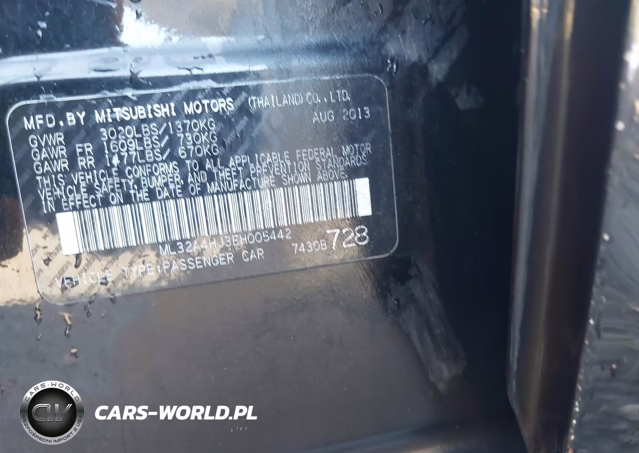 2014 Mitsubishi Mirage Es VIN:ML32A4HJ3EH005442 - 9