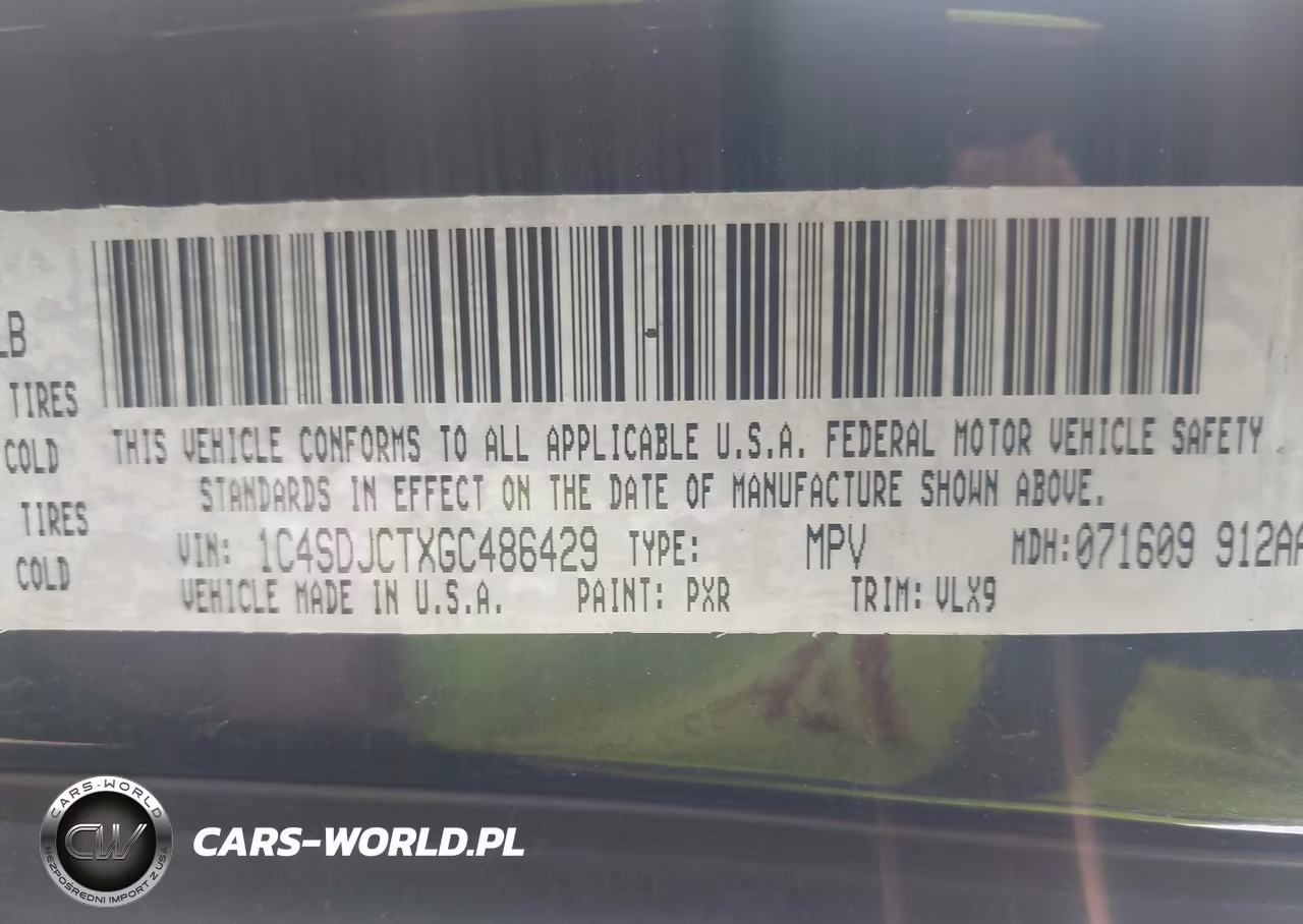 2016 Dodge Durango R-T VIN:1C4SDJCTXGC486429 - 9