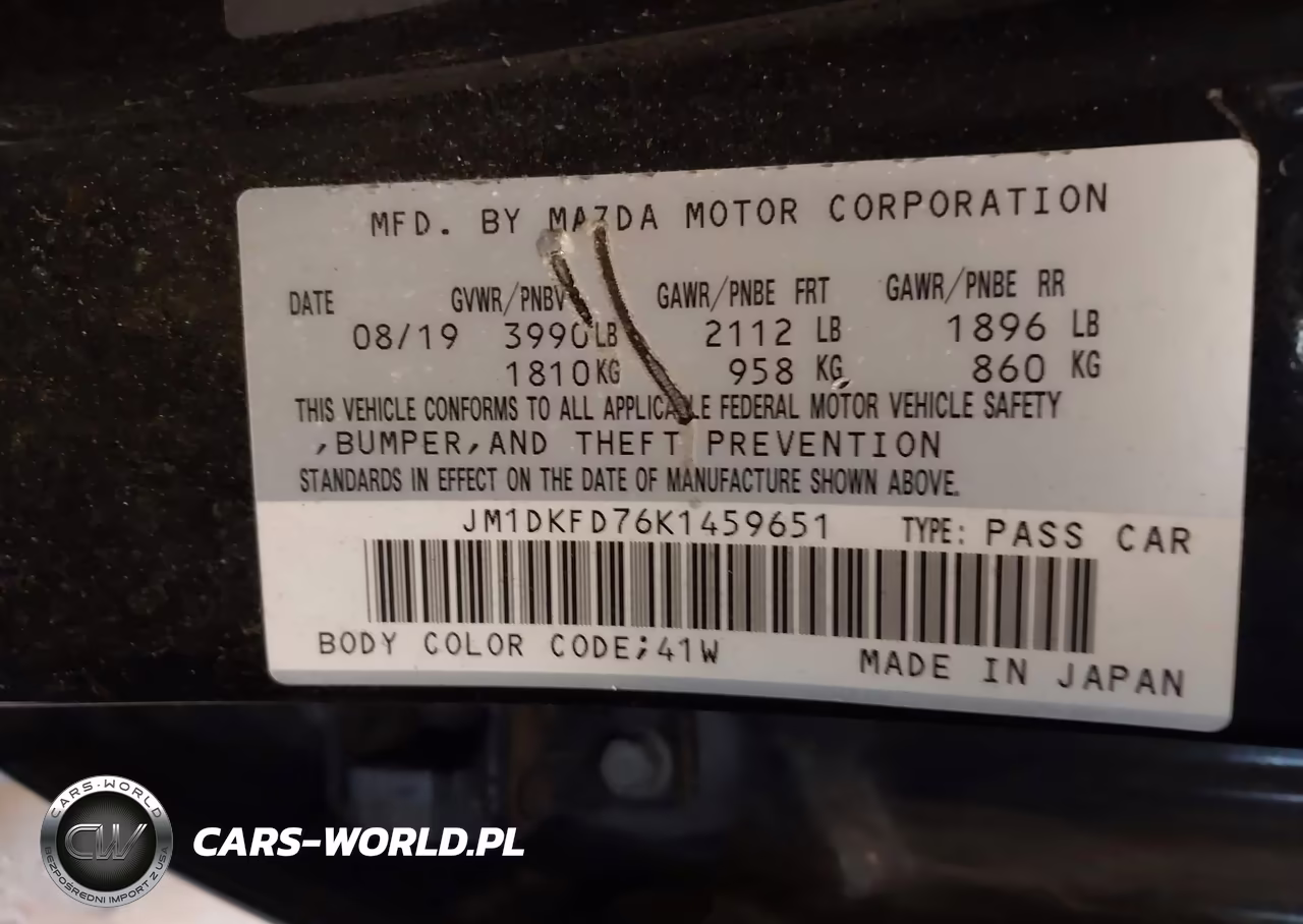 2019 Mazda Cx-3 Grand Touring VIN:JM1DKFD76K1459651 - 9
