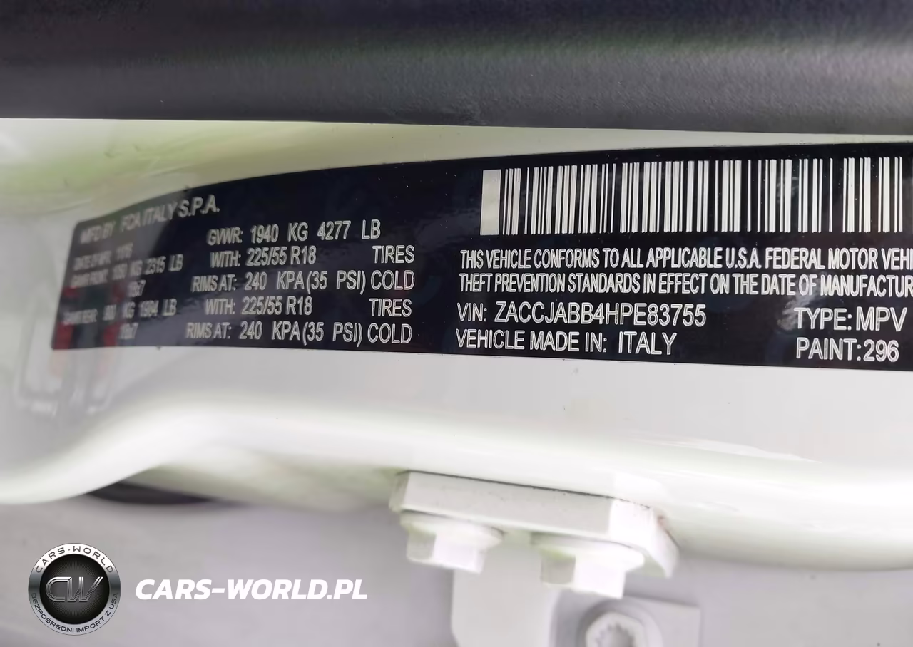 2017 Jeep Renegade Altitude VIN:ZACCJABB4HPE83755 - 9
