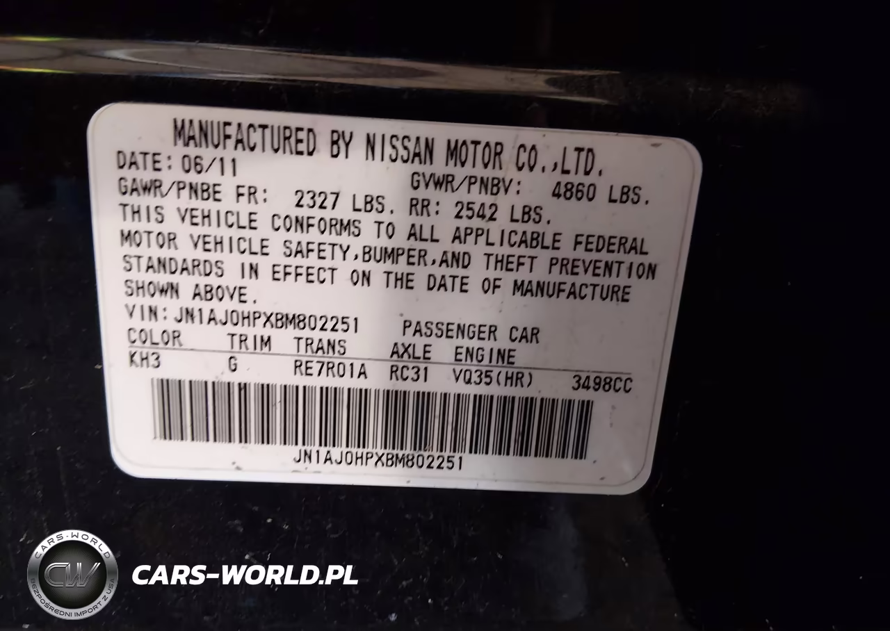 2011 Infiniti Ex35 Journey VIN:JN1AJ0HPXBM802251 - 9