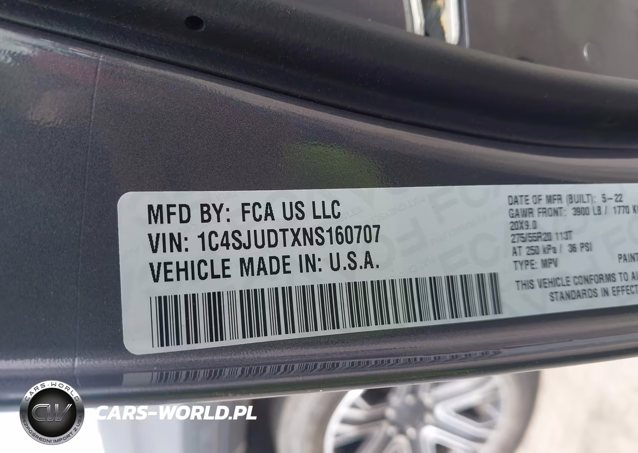 2022 Jeep Wagoneer Series Iii 4X2 VIN:1C4SJUDTXNS160707 - 9