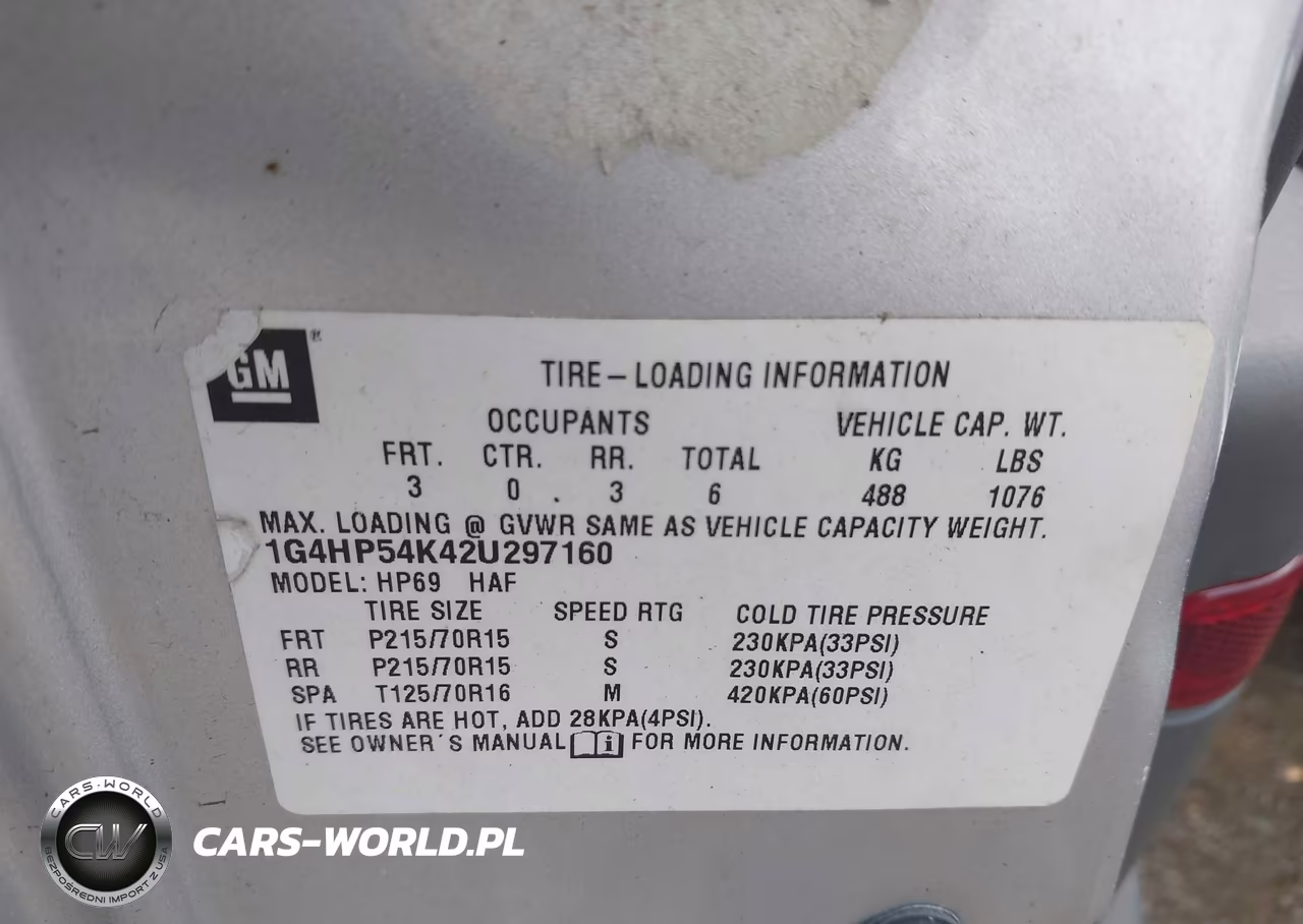 2002 Buick Lesabre Custom VIN:1G4HP54K42U297160 - 9