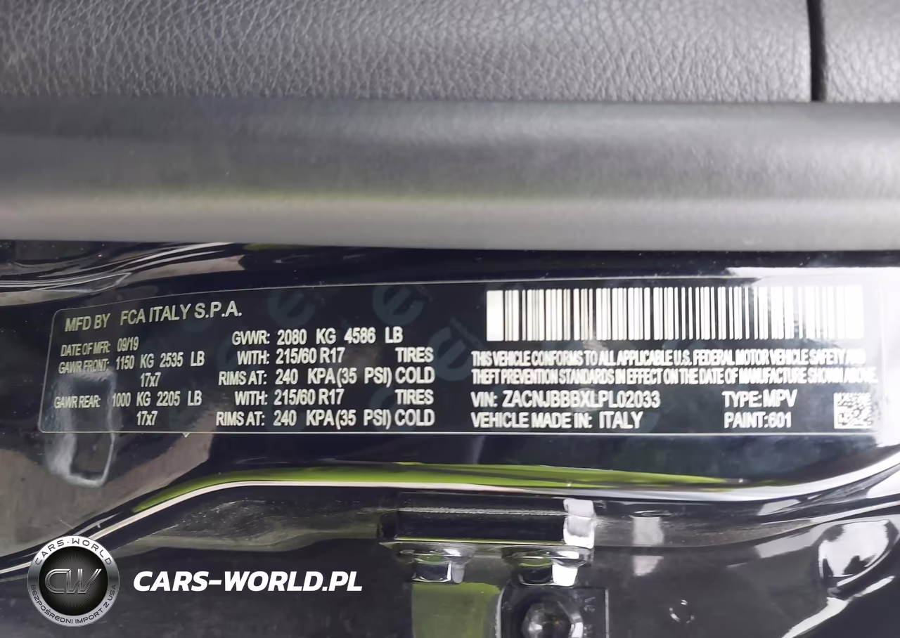 2020 Jeep Renegade Latitude 4X4 VIN:ZACNJBBBXLPL02033 - 9