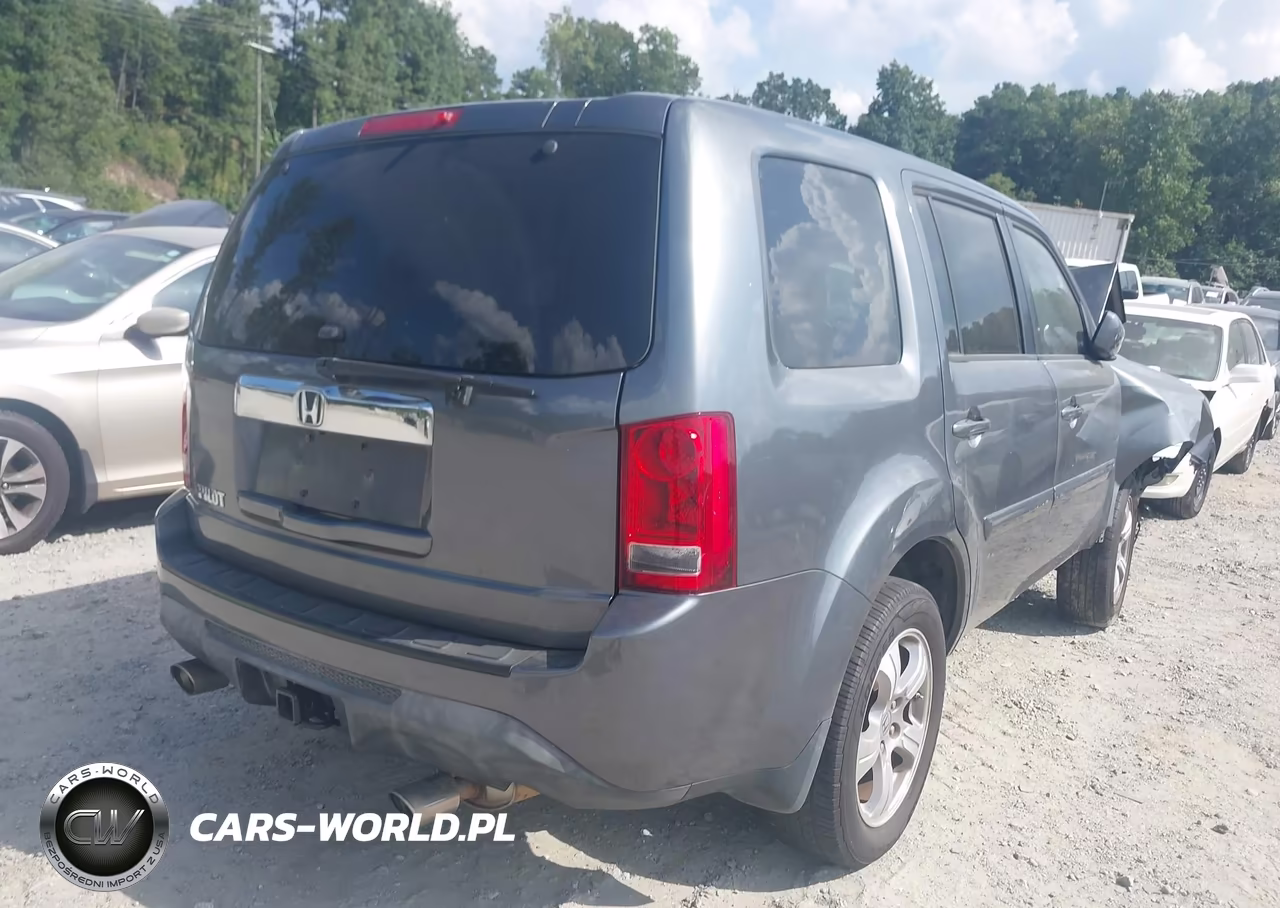 2013 Honda Pilot Ex-L VIN:5FNYF3H77DB030026 - 4
