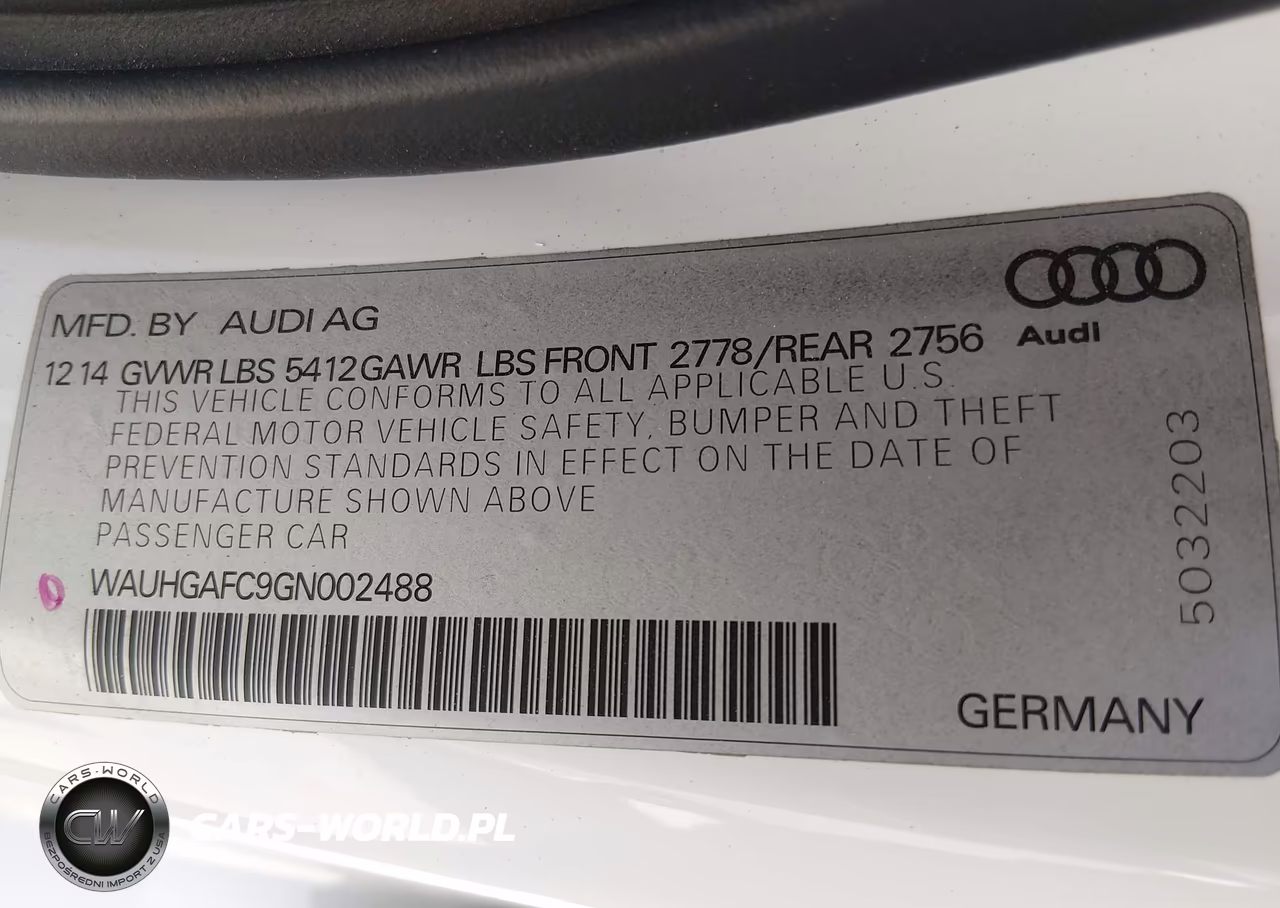2016 Audi A6 3.0T Prestige VIN:WAUHGAFC9GN002488 - 9