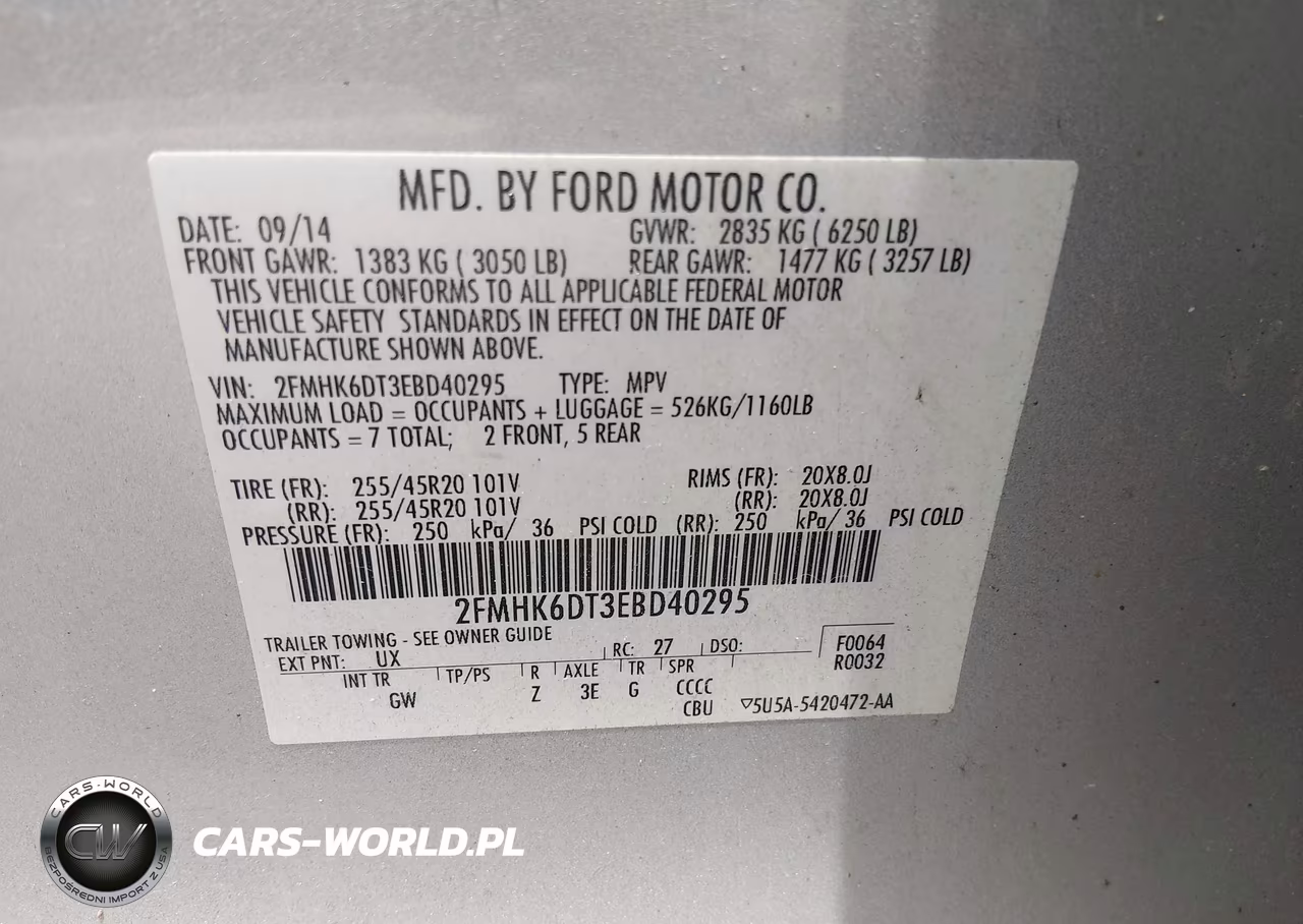 2014 Ford Flex Limited VIN:2FMHK6DT3EBD40295 - 9