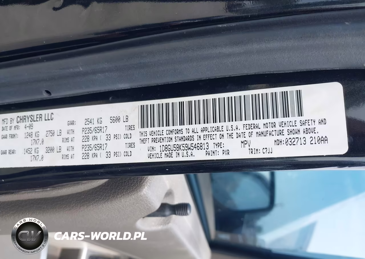 2009 Dodge Nitro Slt-Rt VIN:1D8GU58K59W546813 - 9