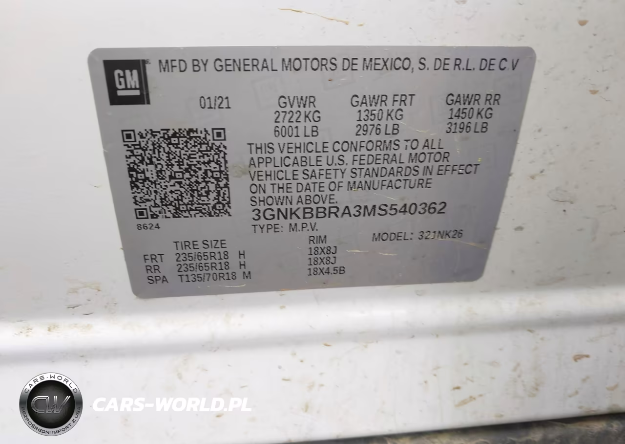 2021 Chevrolet Blazer Fwd 1Lt VIN:3GNKBBRA3MS540362 - 9