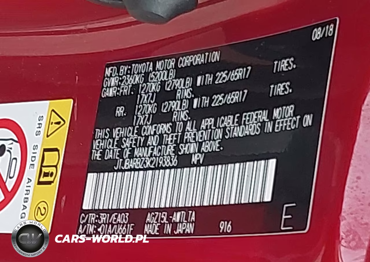 2019 Lexus Nx 300 VIN:JTJBARBZ3K2193836 - 9