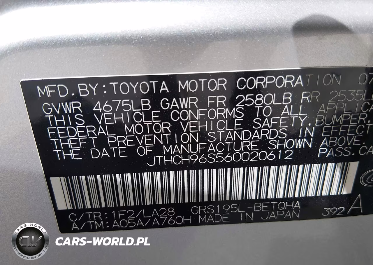 2006 Lexus Gs 300 VIN:JTHCH96S560020612 - 9