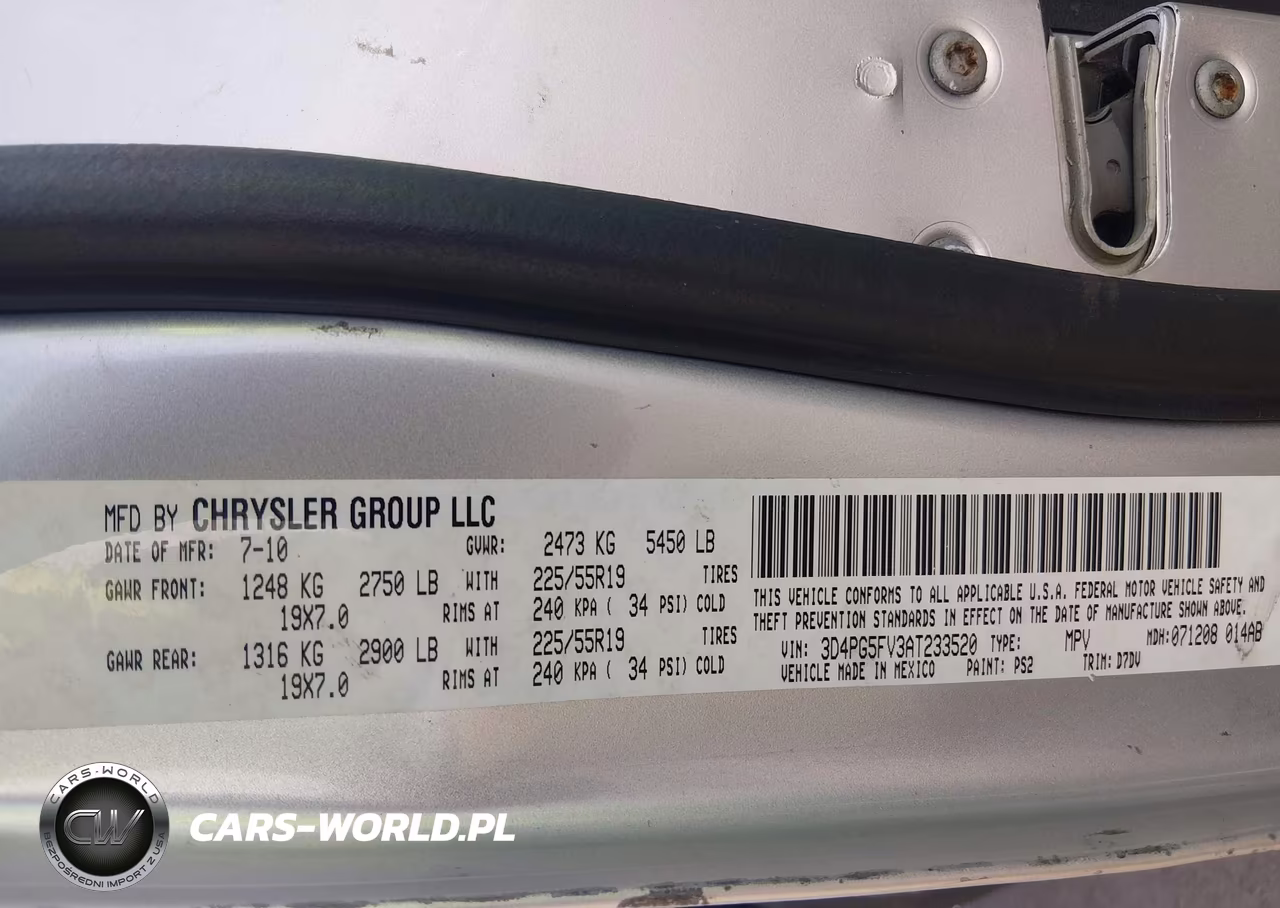 2010 Dodge Journey Sxt VIN:3D4PG5FV3AT233520 - 9