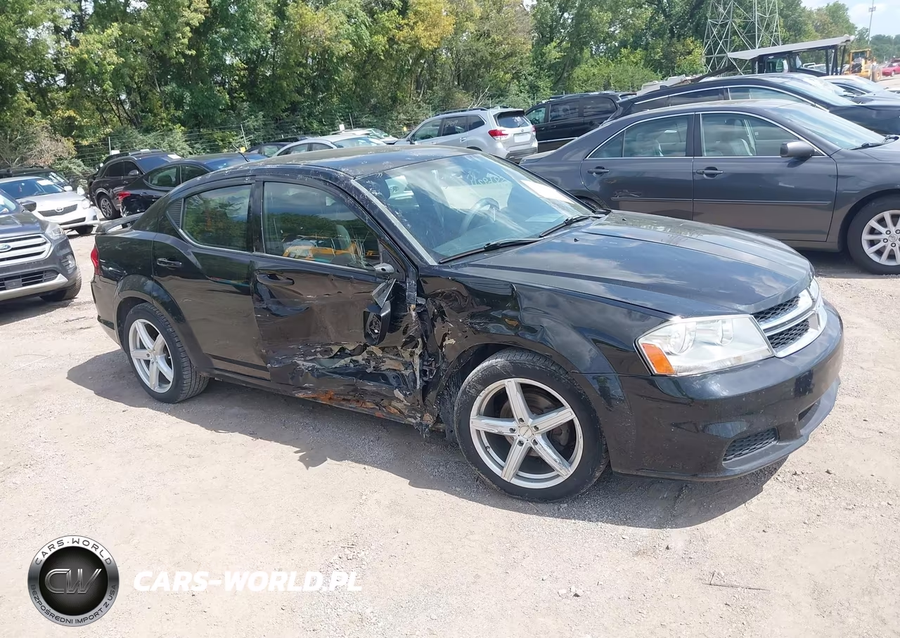 2013 Dodge Avenger Se V6 VIN:1C3CDZAG2DN519923 - 1