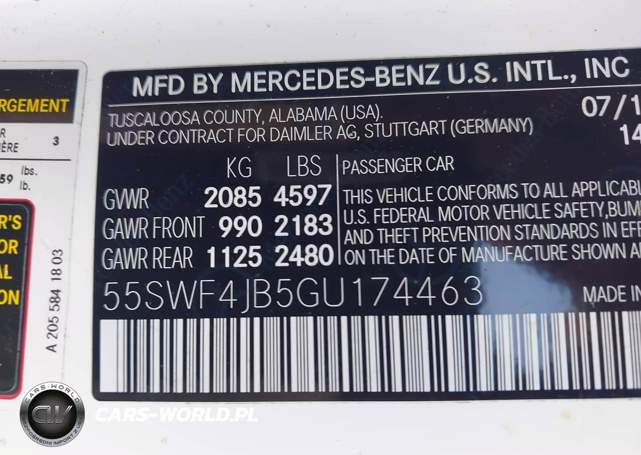 2016 Mercedes-Benz C 300 VIN:55SWF4JB5GU174463 - 9