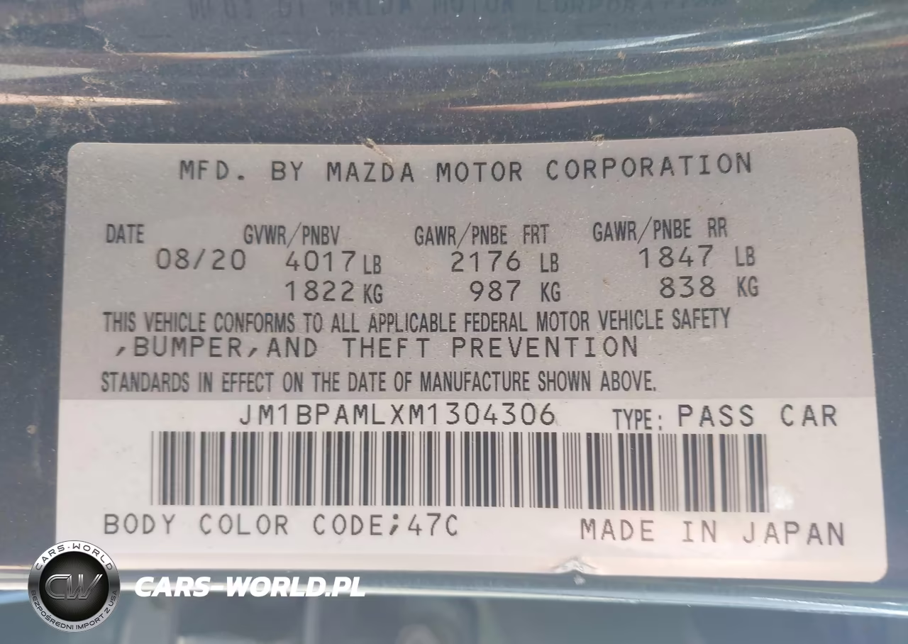 2021 Mazda Mazda3 Premium VIN:JM1BPAMLXM1304306 - 9