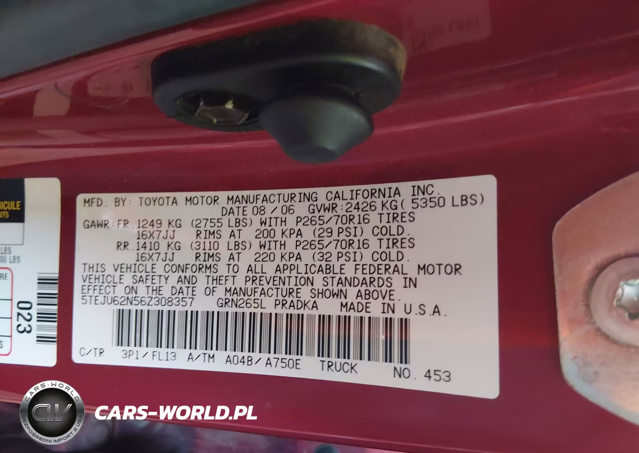 2006 Toyota Tacoma Prerunner V6 VIN:5TEJU62N56Z308357 - 9