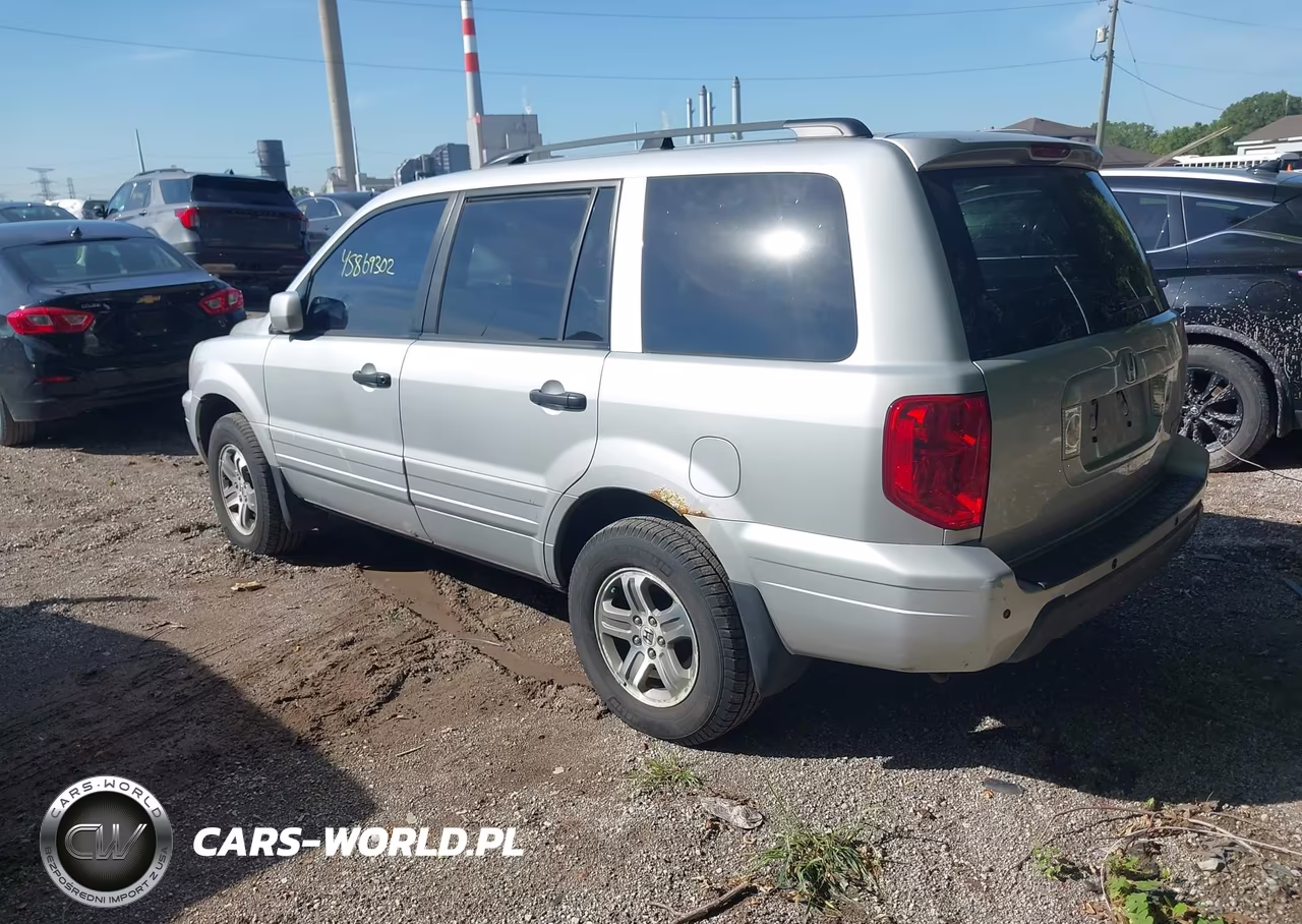2004 Honda Pilot Ex-L VIN:2HKYF18524H501391 - 3